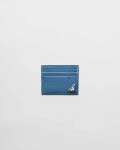 mens prada wallet blue|prada card holder for men.